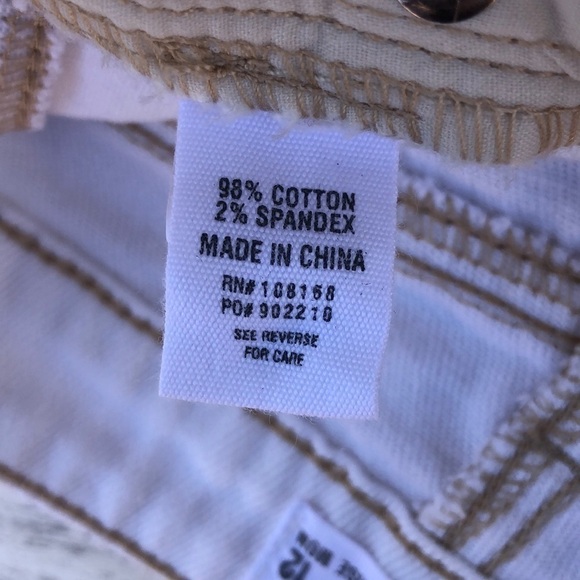 RSQ WHITE JEAN SHORTS | SIZE 12 - Picture 4 of 4